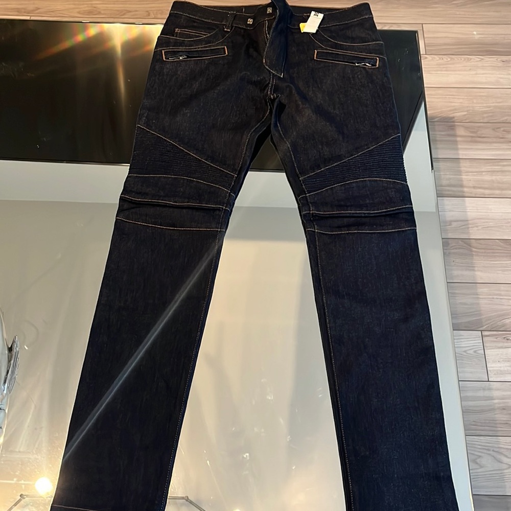 Balmain biker jeans
